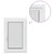 Prozor za podrum RISOR 60 x 90 cm PVC i staklo Bijela