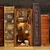 shumee Miniaturna hiša Book Nook - Atmospheric Bookstore - CuteBee