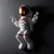 Wallity Zidna dekoracija Peace Sign Astronaut-3, 35cmx47cmx10cm, Bela