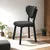 HANAH HOME Trpezarijska stolica Elma Anthracite