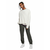 Eco Mix Boxes Cardigan Light Grey