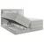 MID.YOU POSTELJA BOXSPRING 160 cm  x 200 cm , tekstil svetlo siva