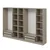 Hanah Home ormar sa reflektujućim staklom Nisa 20663, 315 cm, peščar