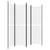 vidaXL Paravan 4-delni bel 200x180 cm blago