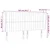 Vidaxl Vzglavje z ušesi modro 163x23x118/128 cm blago
