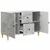 TV ormar Betonska siva 89 x 34,5 x 60 cm Konstruirano drvo