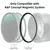 K&F 55MM Magnetic Round Mirror Series Adapter Ring