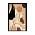 Plakat abstraktne oblike No7 - 60x90 white
