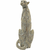 Meblo Trade Ukrasna figura Sitting Leopard Pearls 26x17x42h cm
