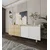 Hanah Home komoda Ravenna Modern 180, 180 cm, hrast Sapphire / bela