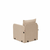 ATELIER DEL SOFA Saga Single Beige