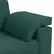 Vidaxl Dvosobni kavč Temno zelena 180 cm blago