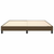 vidaXL Box spring posteljni okvir temno rjav 160x200 cm blago