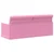 vidaXL 3-sedna sofa Roza 190 x 81 x 82 cm Blago