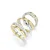 Prstan Swarovski HYPERBOLA 3-pack