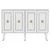 Wallity Komoda Hartin 120x80x30cm Belo-Zlatna