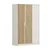 Hanah Home ormar Ruby 20401, 135 cm, Derin Sepet