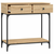 Konzolni stol boja hrasta 75 x 34,5 x 75 cm konstruirano drvo