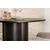 Venture Design Jedilna miza Olivia 75x110x110 cm rjava