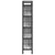 Polica Siva Sonoma 75 x 30 x 156 cm Konstruirano drvo