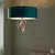 Endon 95223 - Luster na lancu 5xE27/10W/230V, prečnik 70 cm, plava/siva