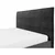 MID.YOU OBLAZINJENA POSTELJA 140 cm x 200 cm , les, tekstil, leseni material antracit