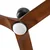 FARO 33809WT1S-LED prigušiva ventilator HEYWOOD L 10W/230V CCT preč.132cm drvo/crna WT+DO