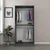 Hanah home Ormar Kale Plus Membrane Anthracite 90x210x52cm Antracit