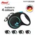 Flexi povodec Black Design L pas 5m črno-modra