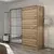 Hanah home Ormar Kale 180x190x52cm Bež