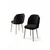 Hanah Home Set stolica Axle, 85x59x146 cm, 6 komada, Crne