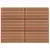 Pločice za decking 6 pcs Smeđa 60 x 30 cm Drvoplastična smjesa