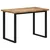 vidaXL Jedilna miza 110x55x75 cm trden mangov les