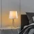 Opviq Stona lampa Telis-5384, 28x28x55 cm, IP20, Zlatno-bele boje