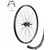 Zadnja felna R 27.5 X6 BLACK 36H EYELETS JYD242 QR DISC BLACK SPOKES