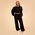 BeastPink Women‘s Bliss Cropped Sweatshirt Black