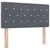 vidaXL Postelja boxspring z vzmetnico Temno siva 120 x 200 cm Žamet