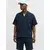 Jack & Jones Srajca Global Waffle Resort 12295551 Mornarsko modra Relaxed Fit