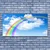 tulup.si Slika na platnu Rainbow sky oblaki narava 125x50 cm