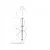 LUNA 225 Visilica 30W 3000K, Hrom