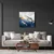 Slika par kitov v modrem oceanu - 70x70