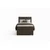 MID.YOU BOXSPRING POSTELJA 90 cm x 200 cm , tekstil, leseni material rjava
