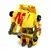 Transformer avto/robot plast 14cm rumen, 17x26x6cm