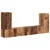 4 pcs Star les - vidaXL - Rjava - 71.64 - 98 x 31 x 29,5 cm - 2025-vidaXL-Uvoz_2