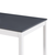 Blagavaonski stol bijelo-sivi 180 x 90 x 73 cm od borovine