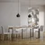 Ityhome Ityhome 90 x 77 konzolna miza rjava, (20847953)