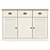 Komoda s ladicama VIGO 113x40x75 cm bijela od masivne borovine