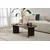 Hanah Home Klub sto Sable, 119x40x60 cm, Crni