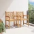 Vrtna stolica 2 pcs 60 x 58 x 90 cm Čvrsto teak drvo