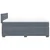 Vidaxl Box spring postelja z vzmetnico temno siva 160x200 cm žamet